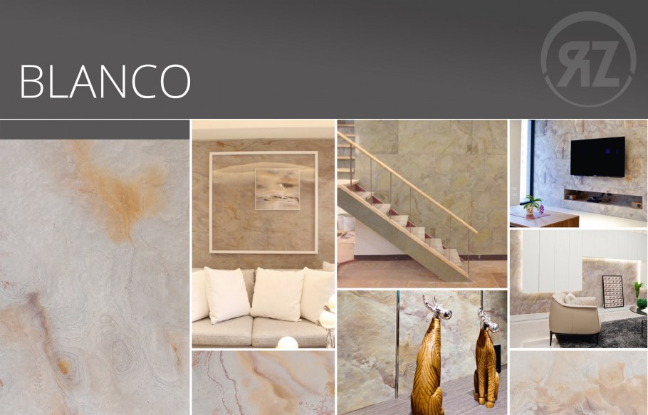 Каменный шпон Blanco 1220*610