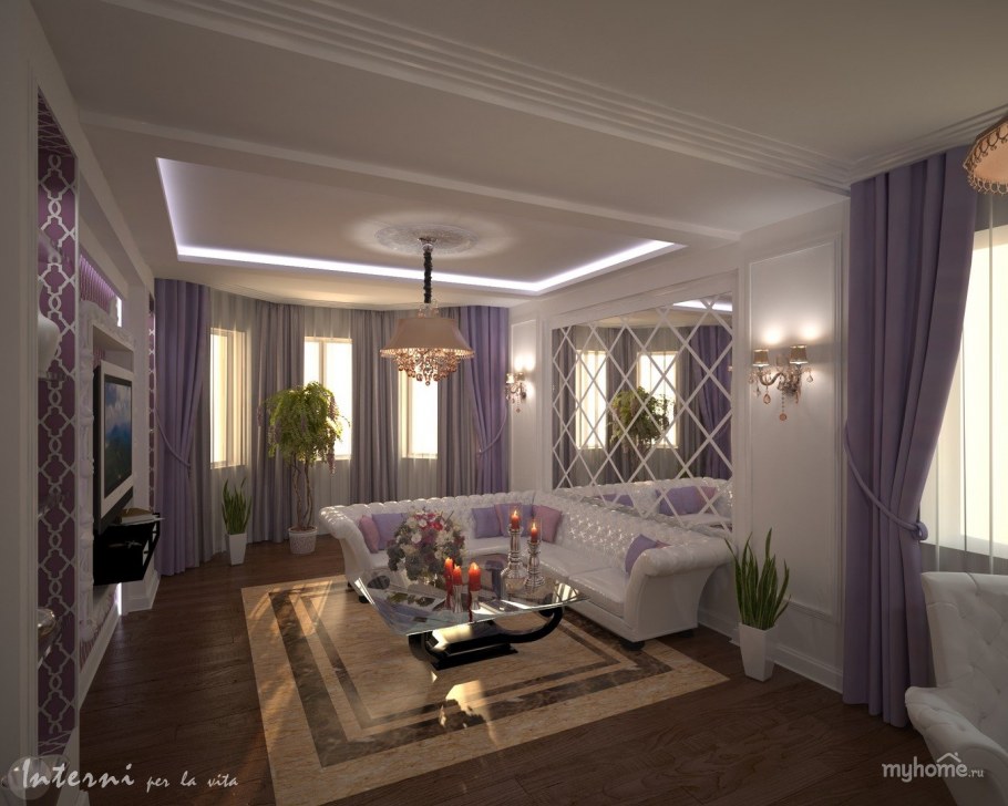 Гостиная с гостями