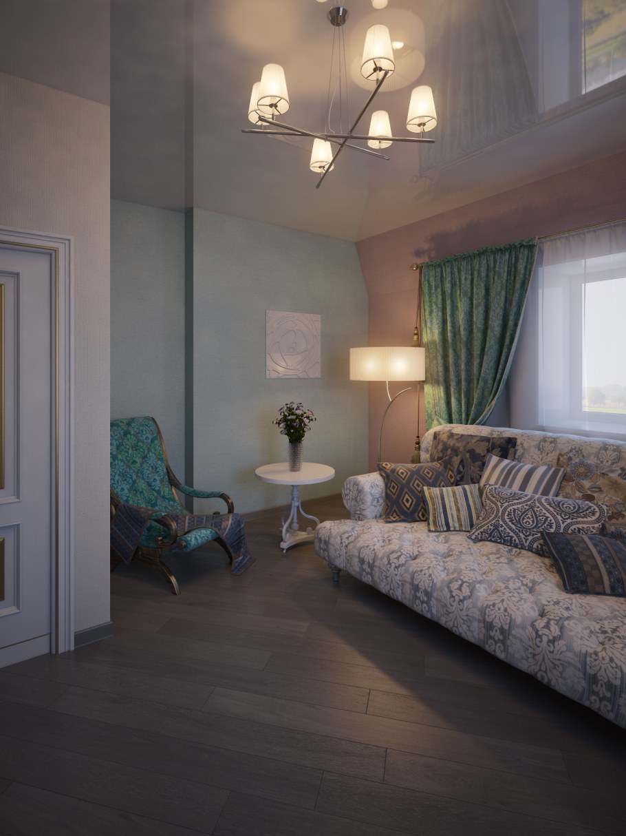 Гостевая комната с диваном