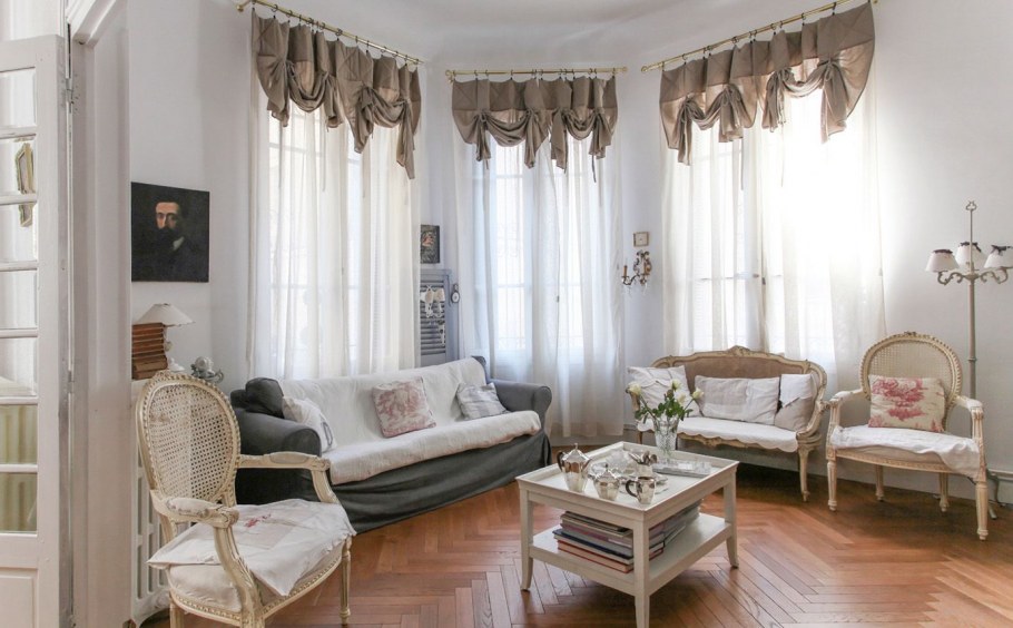 Шторы в английском стиле