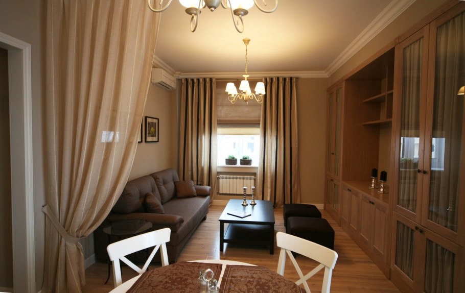 Гостиная в хрущевке