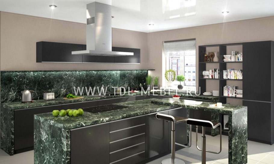 Кухни Эггер зеленый изумрудный