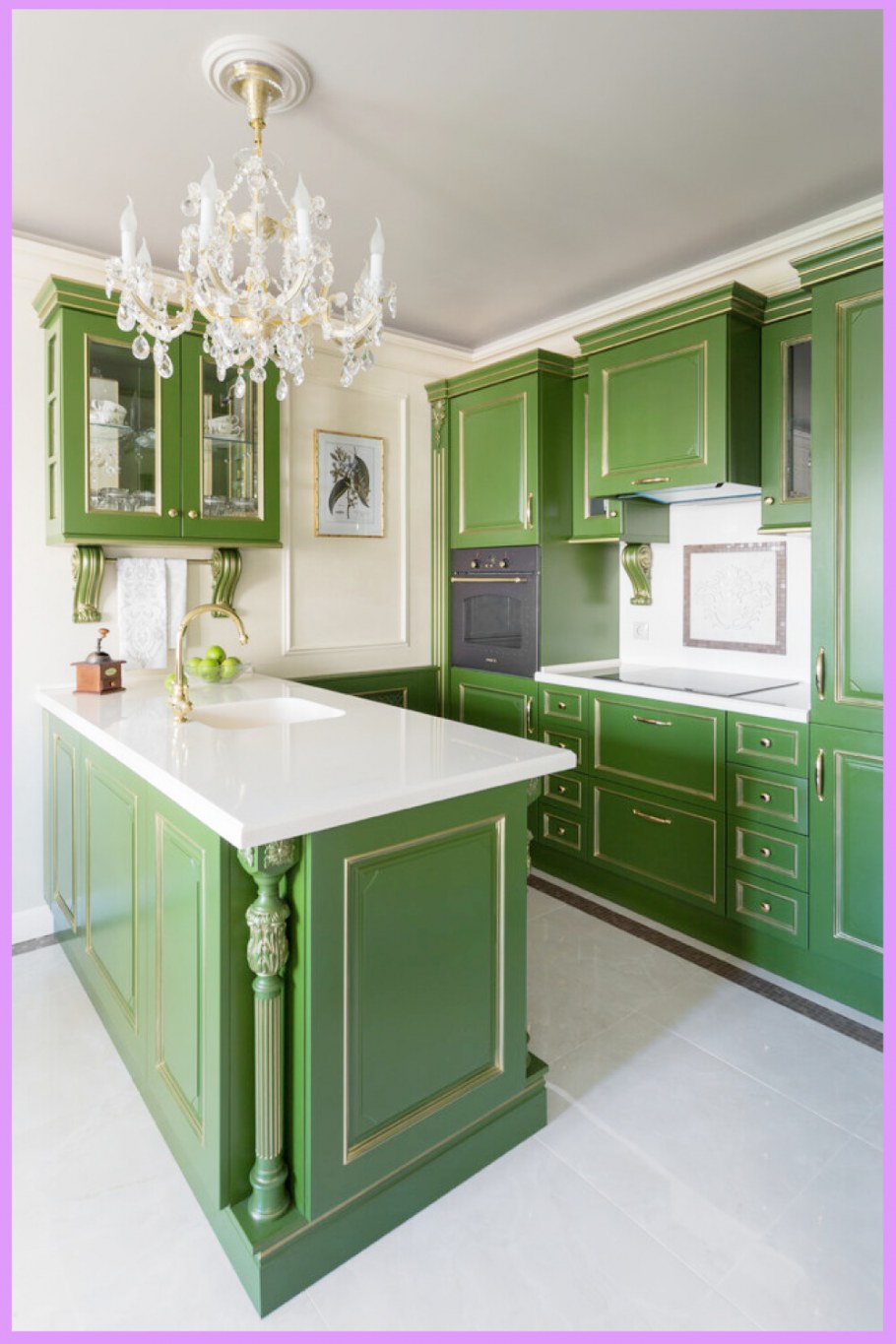 Кухня изумруд