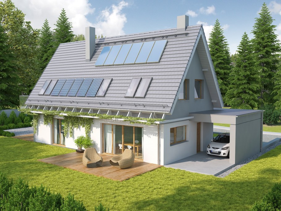 Интересные крыши домов