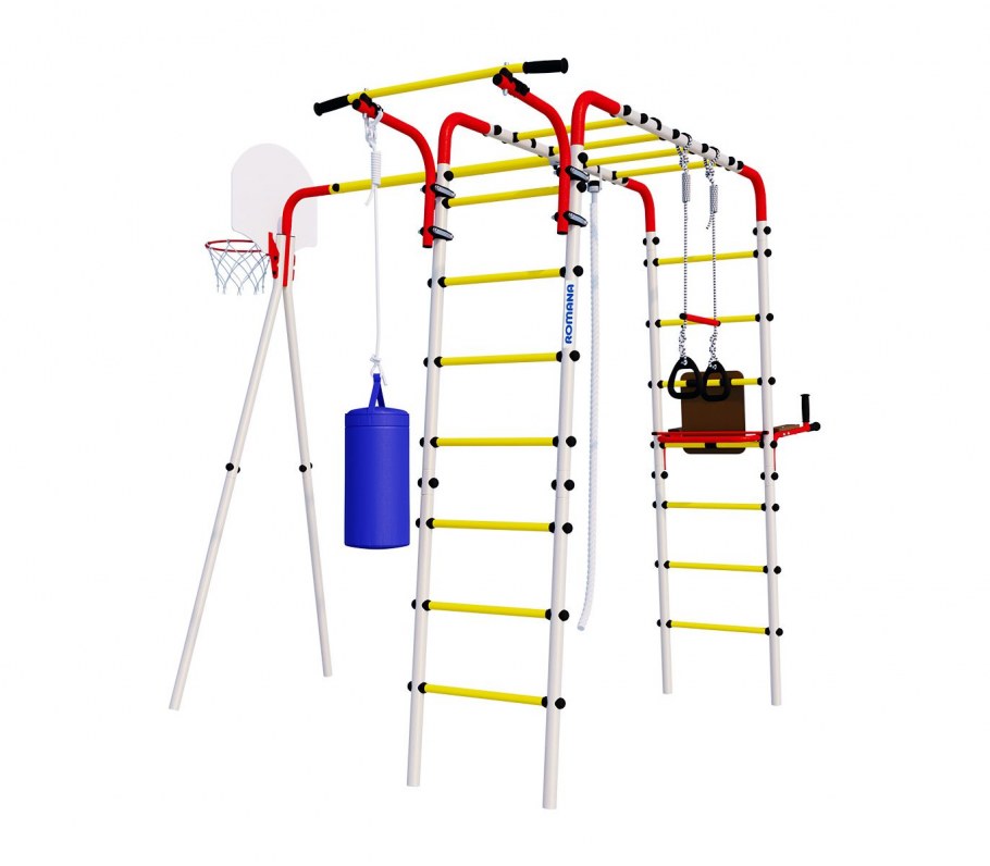 Дачный комплекс "Fitness" + пластиковые качели romana r 103.20.04 New
