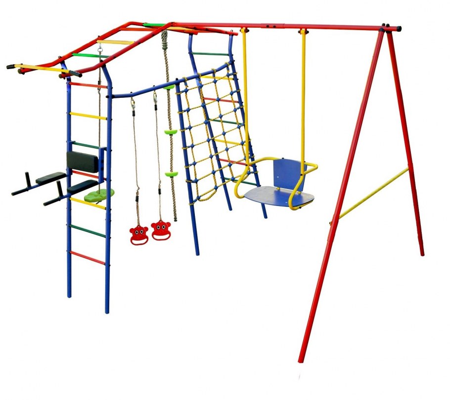 Спортивный комплекс Игромания дачный с горкой КМС-420 (базовый)