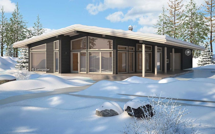 Дом 100 кв Шале фахверк