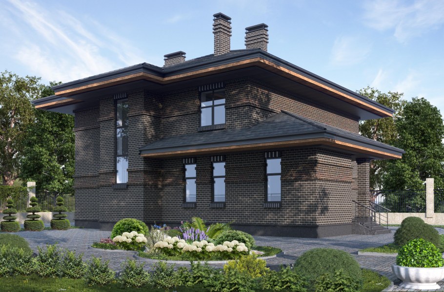 Каменный фасад Райт