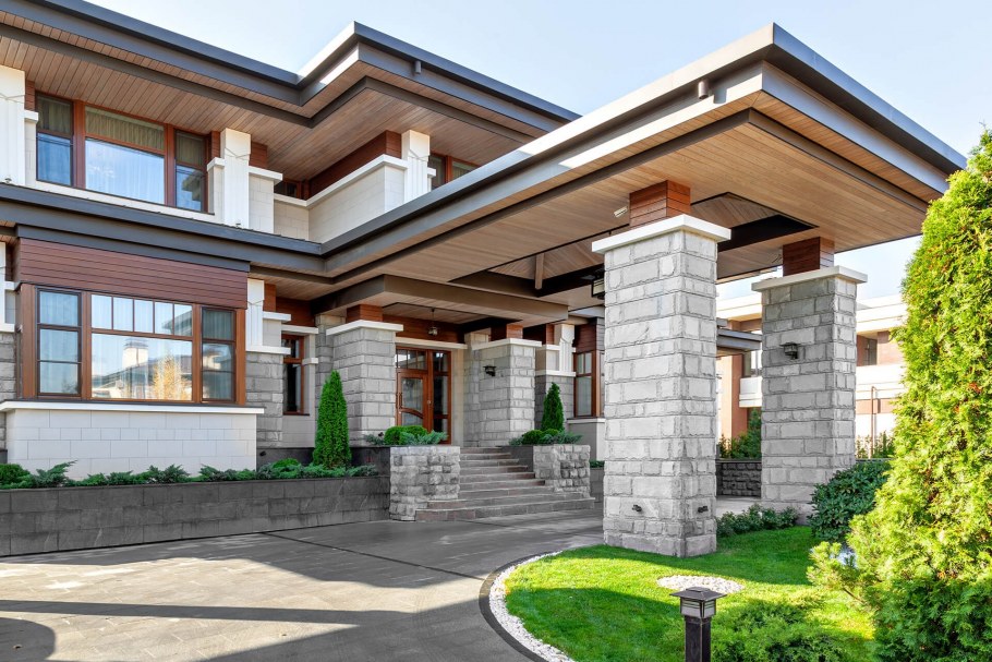 Дом в стиле Райта от Yunakov Architecture Design