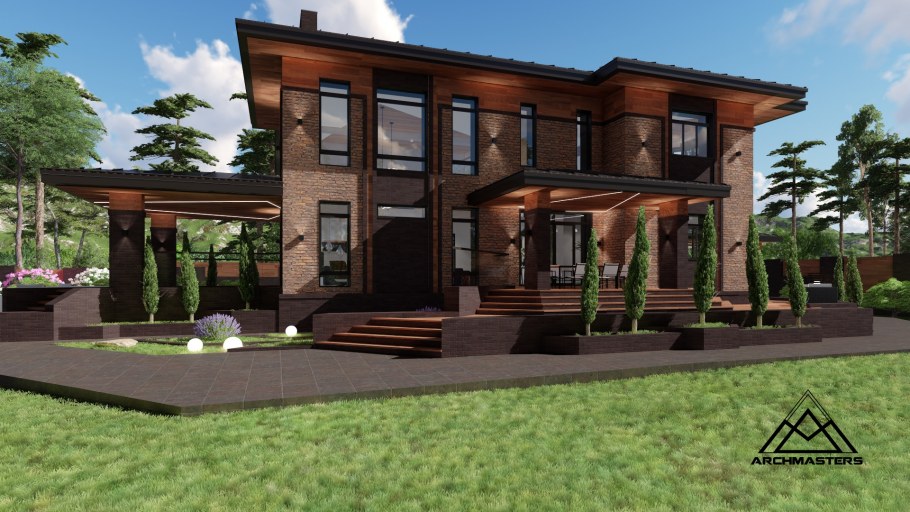 Дом прерий Райта проект