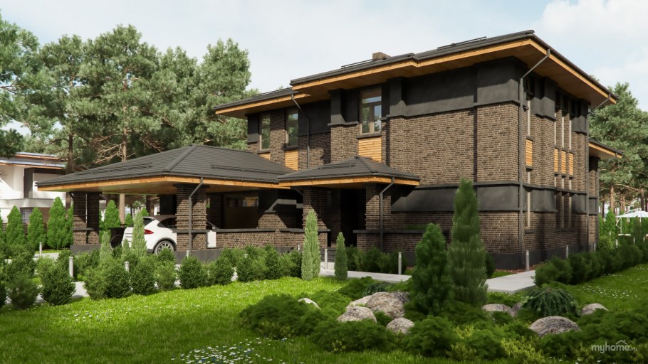 Ландшафт в стиле Райта