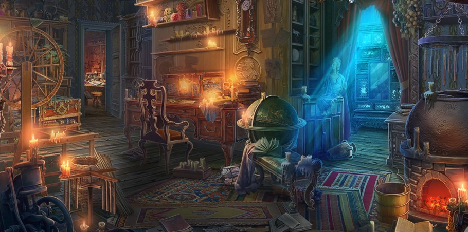 Алхимическая лаборатория арт концепт