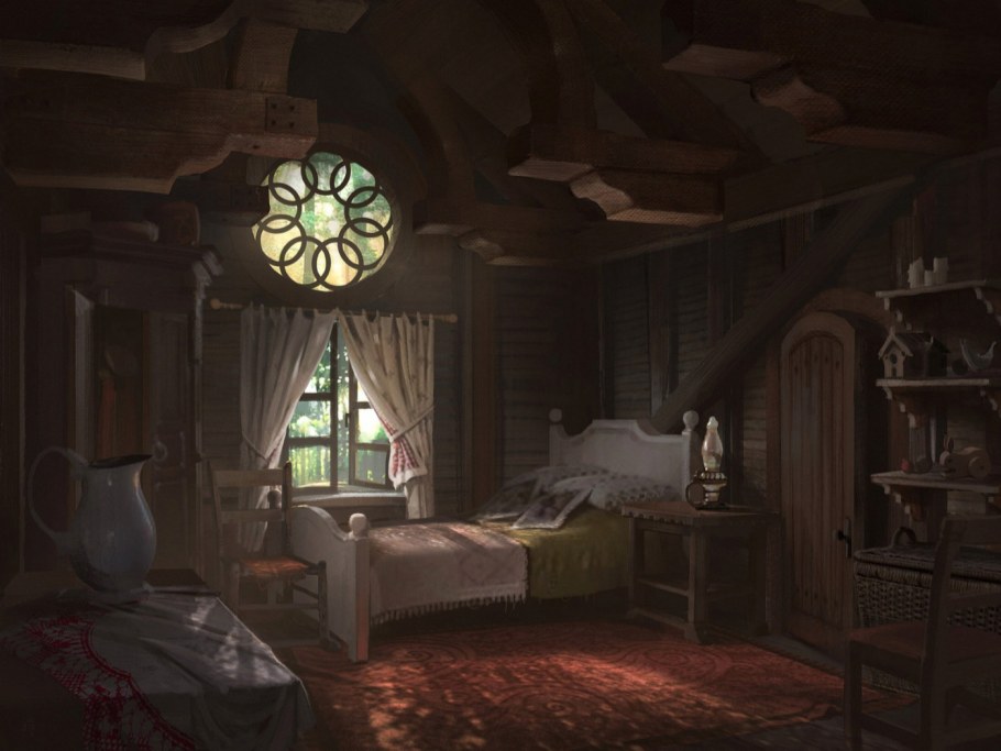 Средневековая комната арт