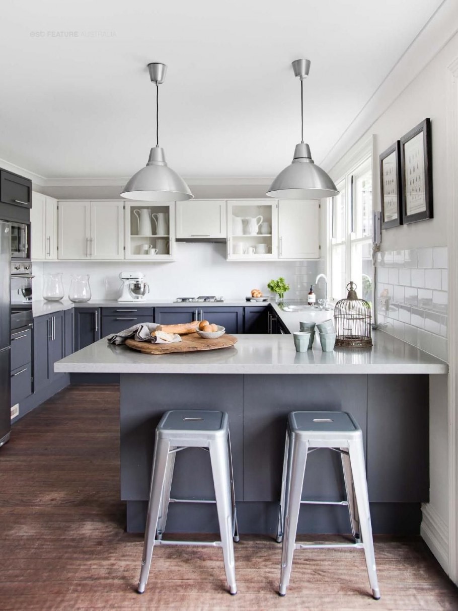 Серая кухня в интерьере