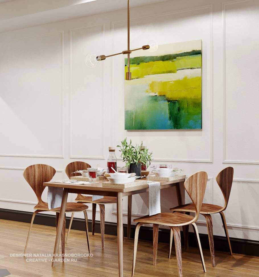 Морская волна в интерьере кухни сочетание