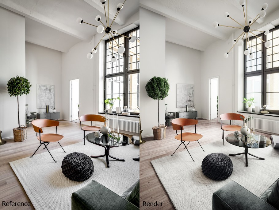 Референсы для визуализации интерьера