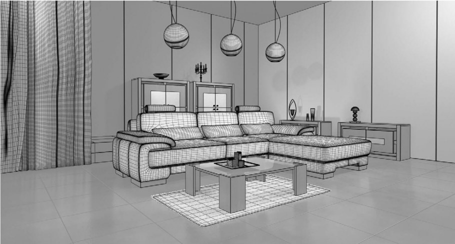 Трехмерная Графика в интерьере