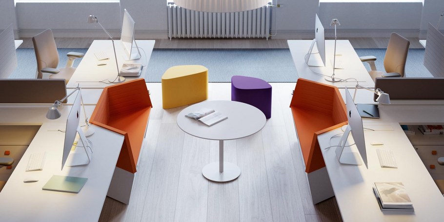 Планировка офиса опен Спейс 120mv2