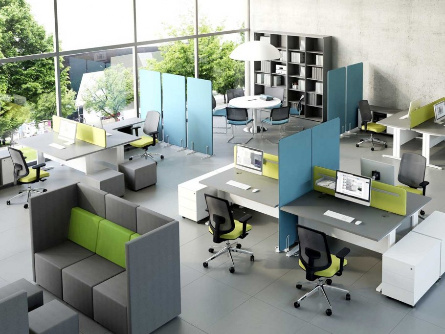 Зонирование офисного пространства опен Спейс