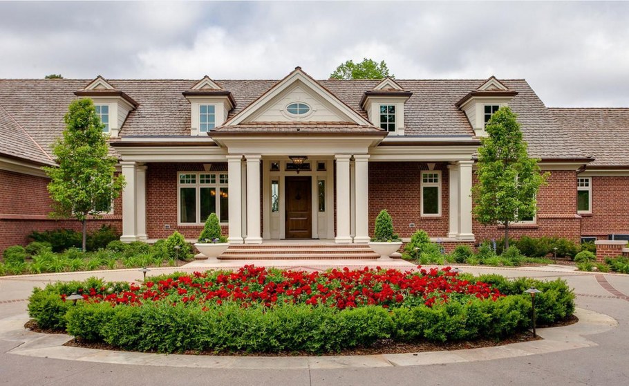 Одноэтажная усадьба Неоклассика