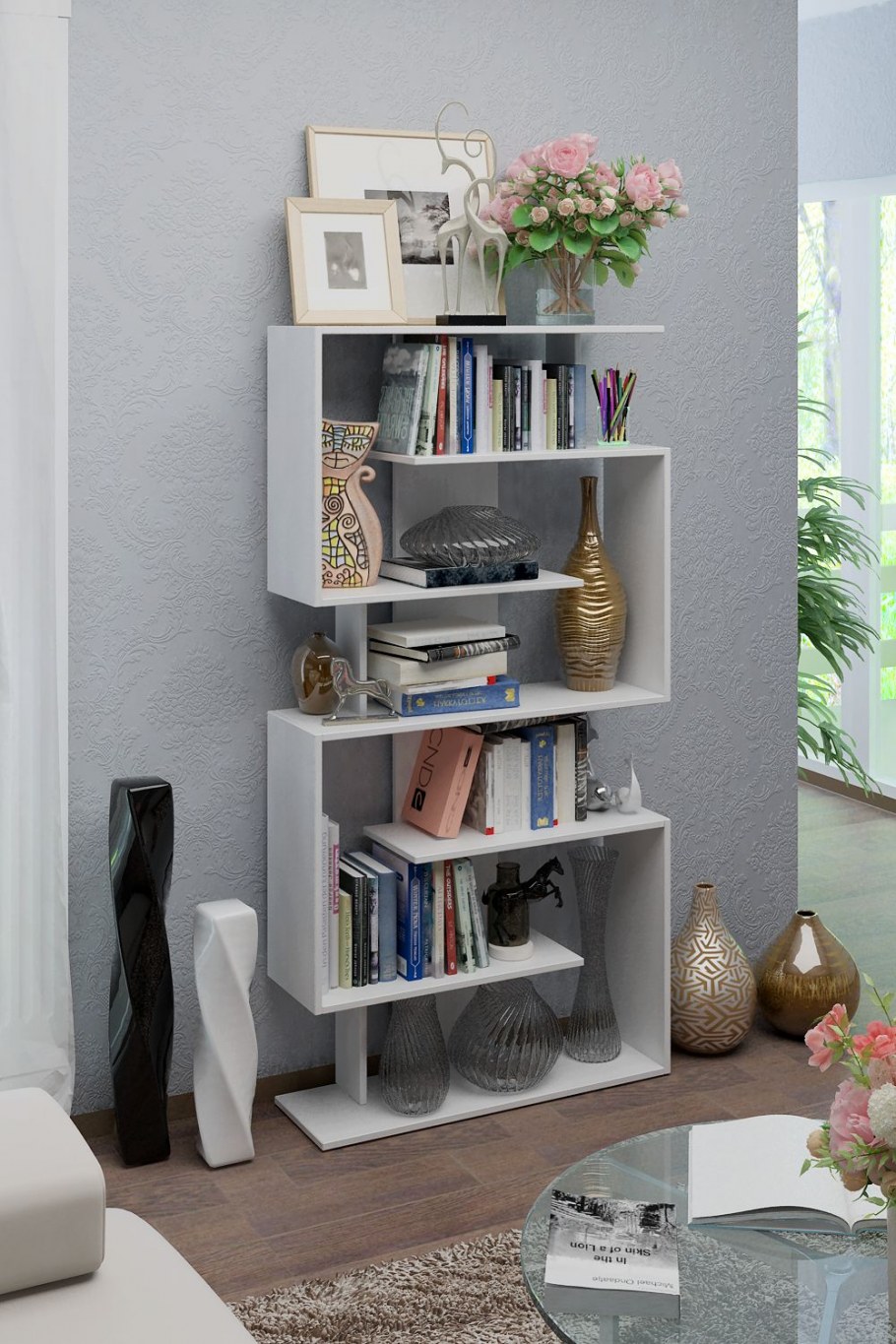 Стеллаж Зет-1 дуб сонома