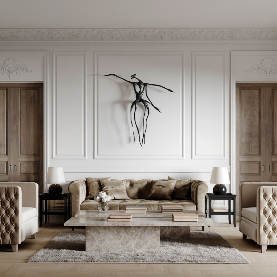 Молдинги в интерьере Неоклассика