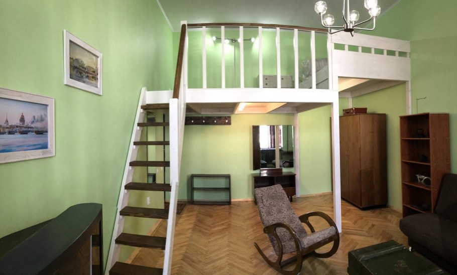 Антресольный второй ярус кровать чердак