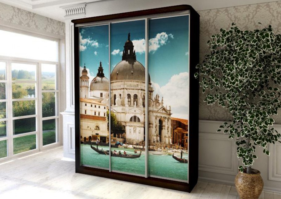 Шкаф купе с фотопечатью