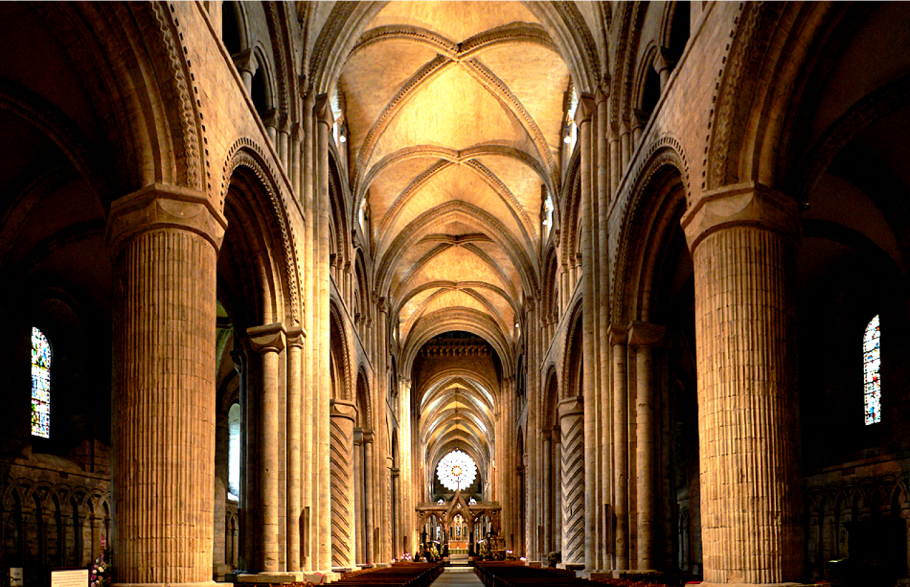 Романский собор в Дареме