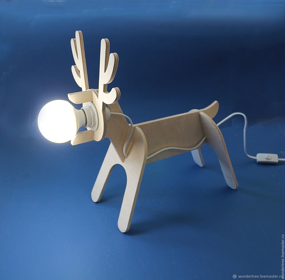 Светильники в виде животных