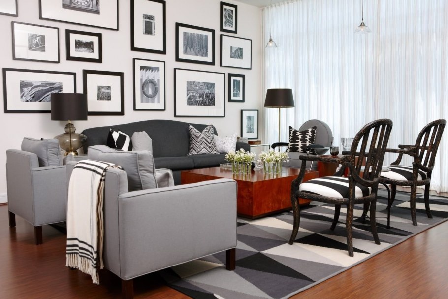 Коллаж классического интерьера