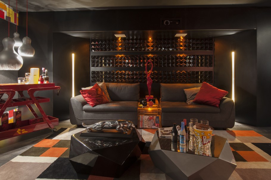 Серый интерьер