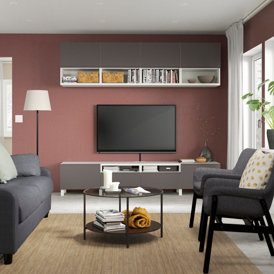 Ikea Сельсвикен глянцевый черный коричневый