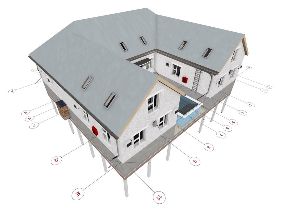 П образные проекты домов