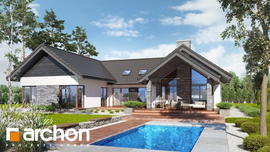 П образный дом