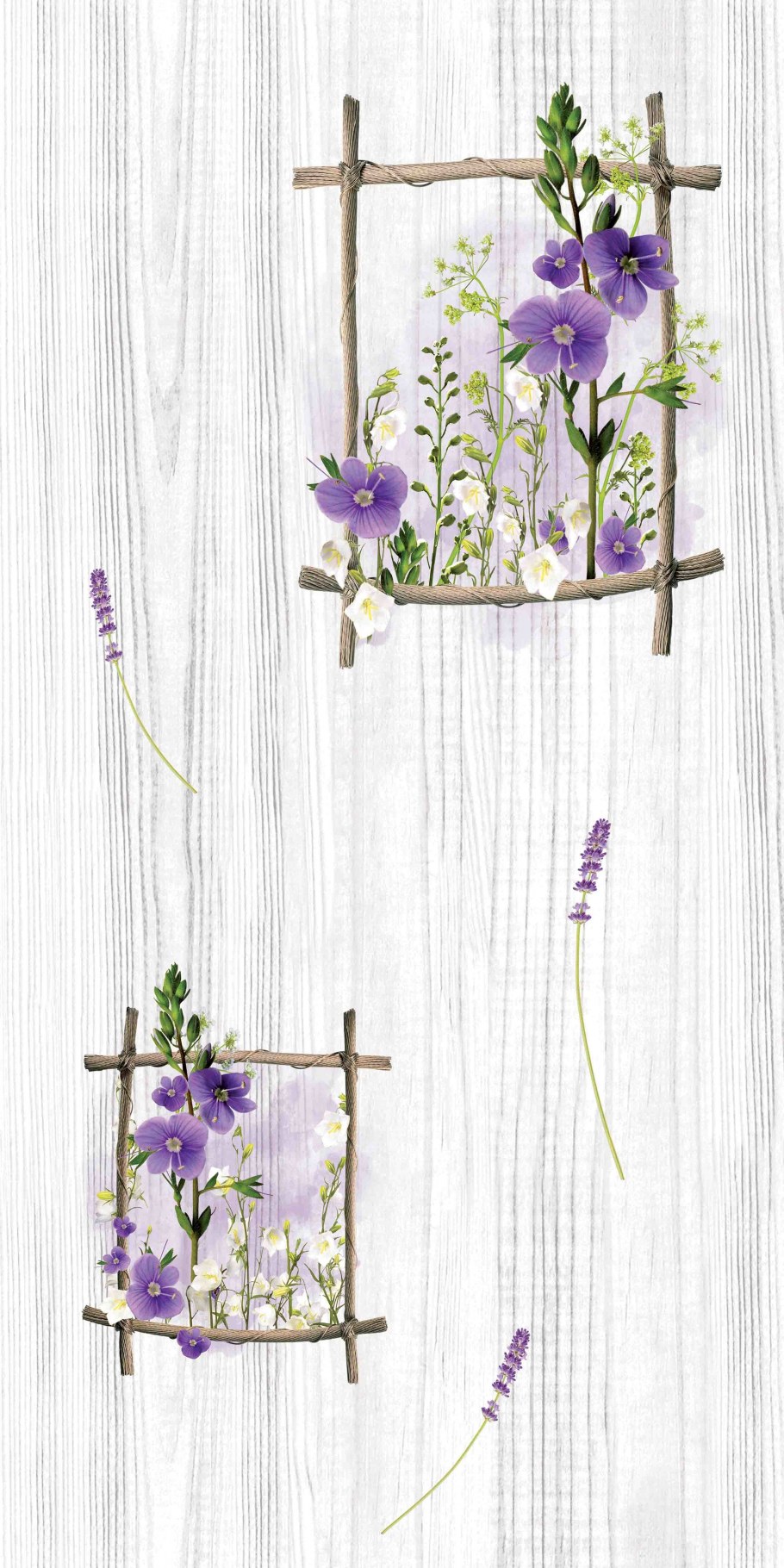 Панель ПВХ Флер (285)