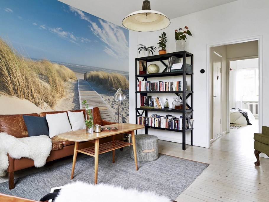 Обои для маленькой комнаты зрительно увеличивающие пространство