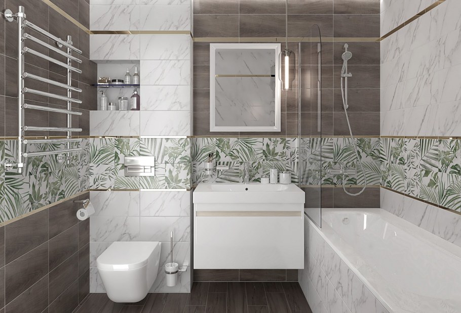 Laparet плитка Blanco белый узор 0800012675