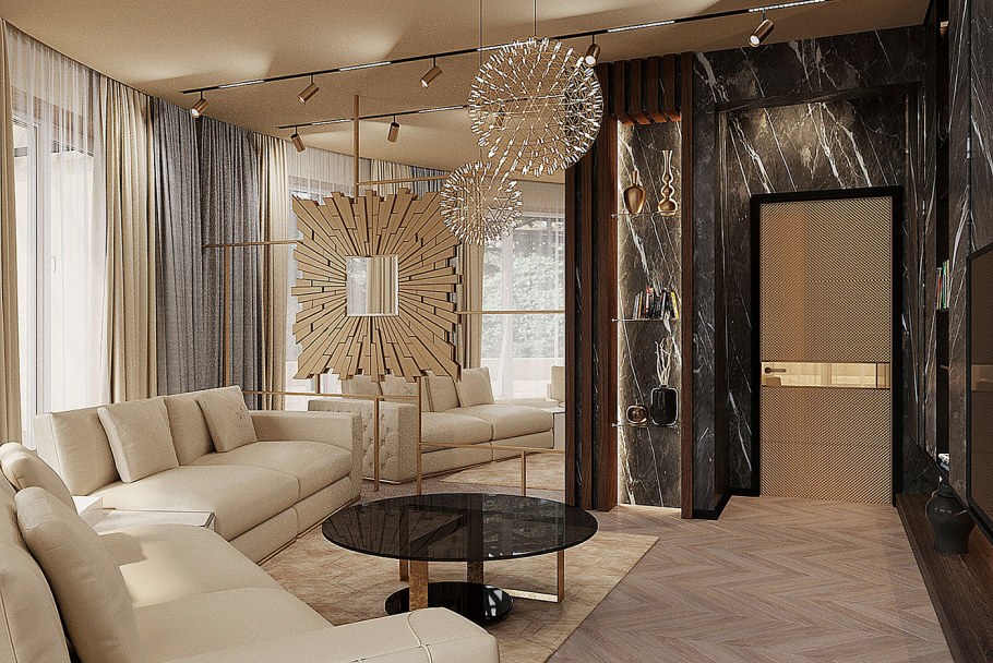 Интерьер ар-деко 2019