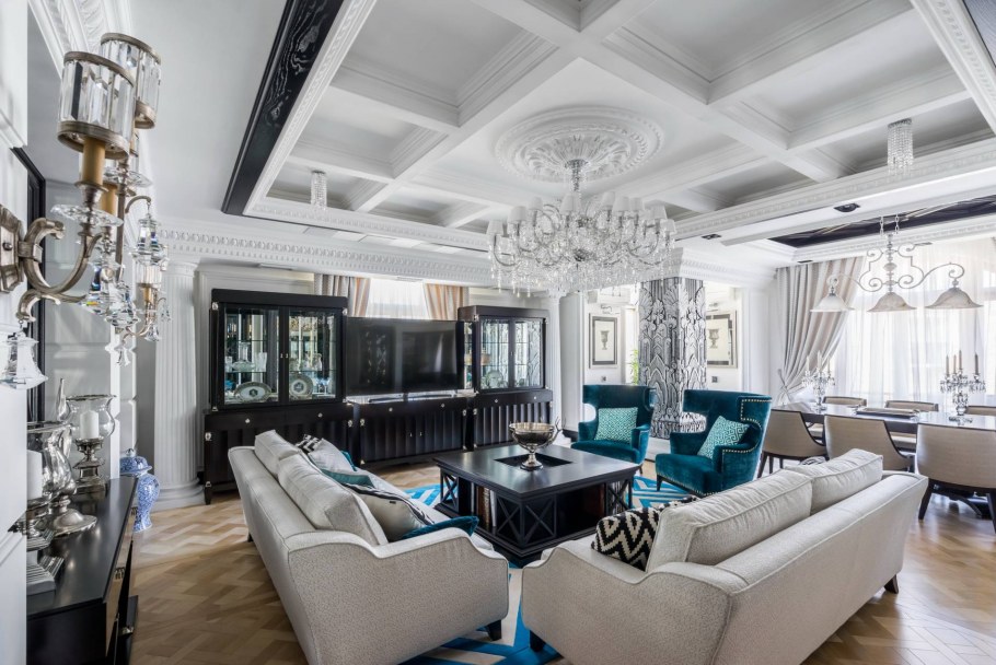 Стиль Неоклассика с элементами арт деко