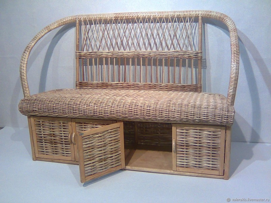 Плетёные корзины из лозы