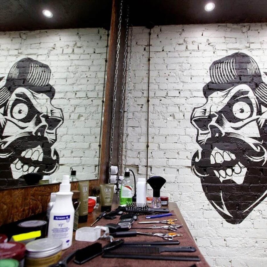 Роспись стен в кондитерской