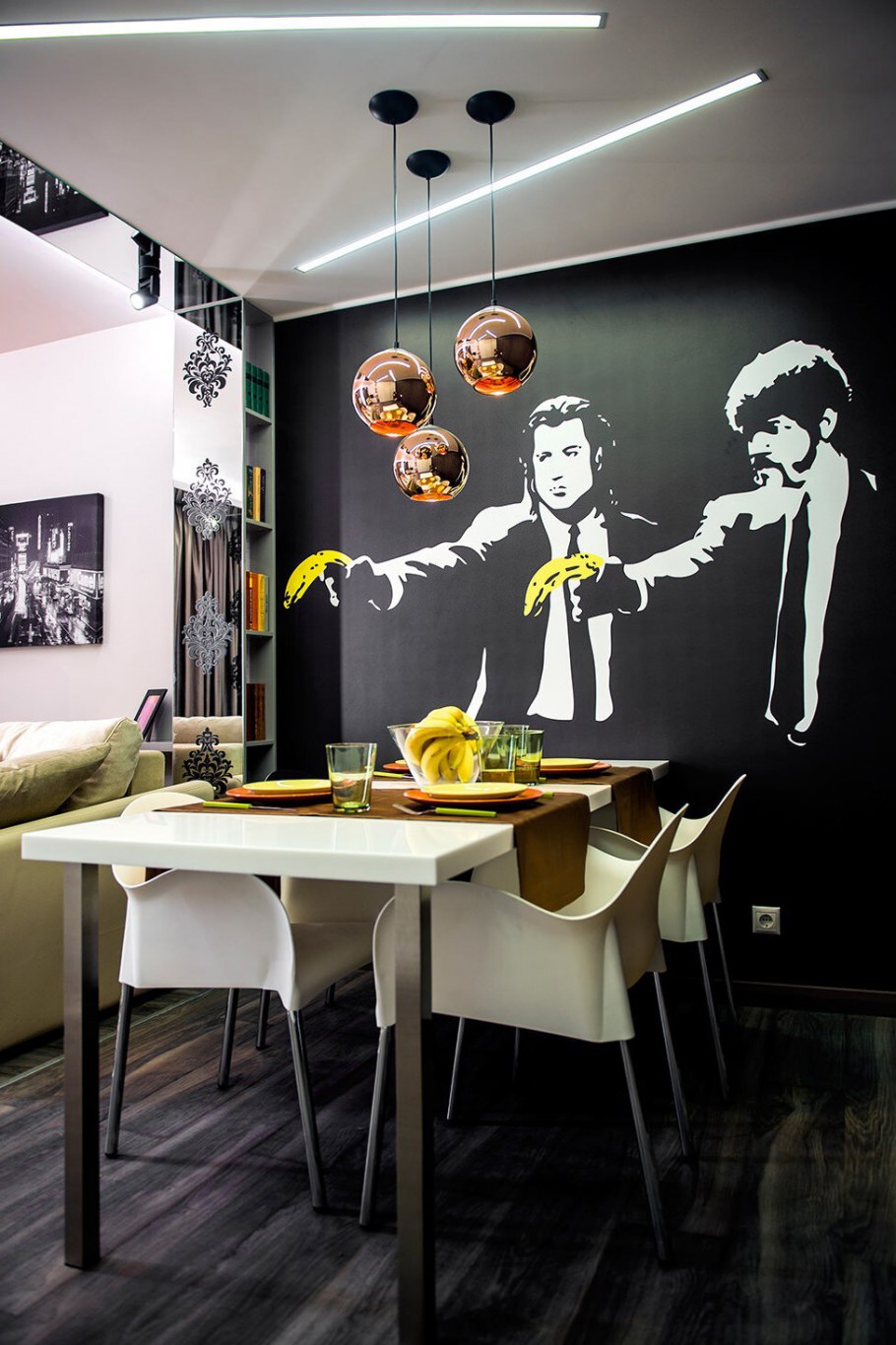 Поп-арт в интерьере кухни