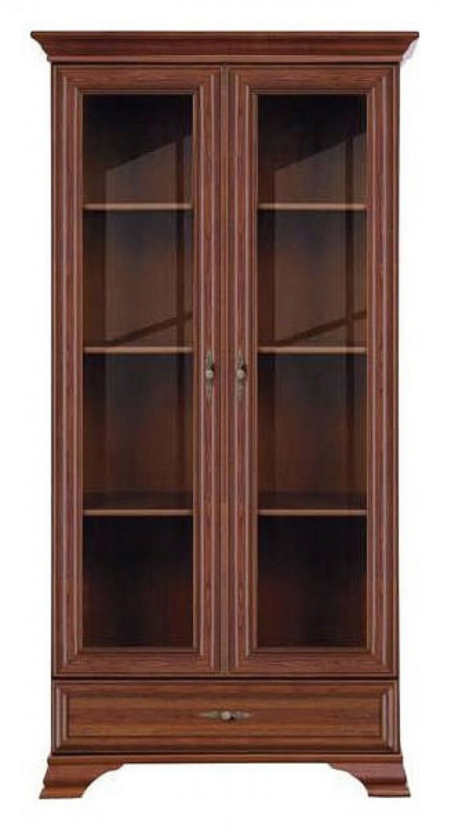 Угловая витрина 528 Dana пекан