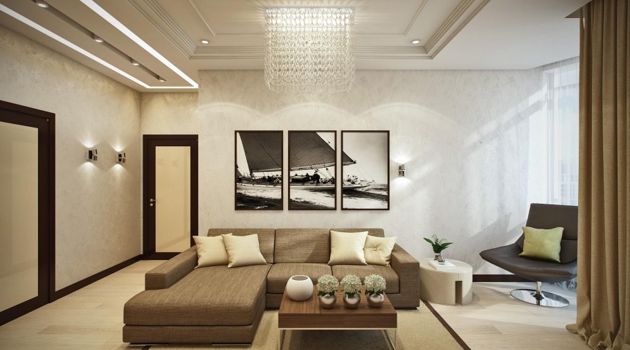 Фотообои интерьер в гостиной