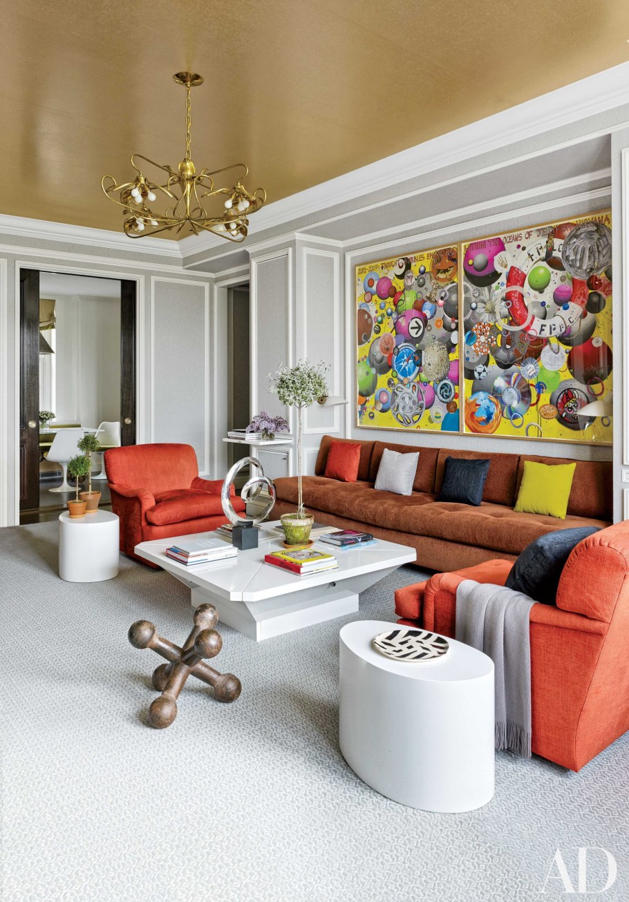 Прованс в интерьере гостиной