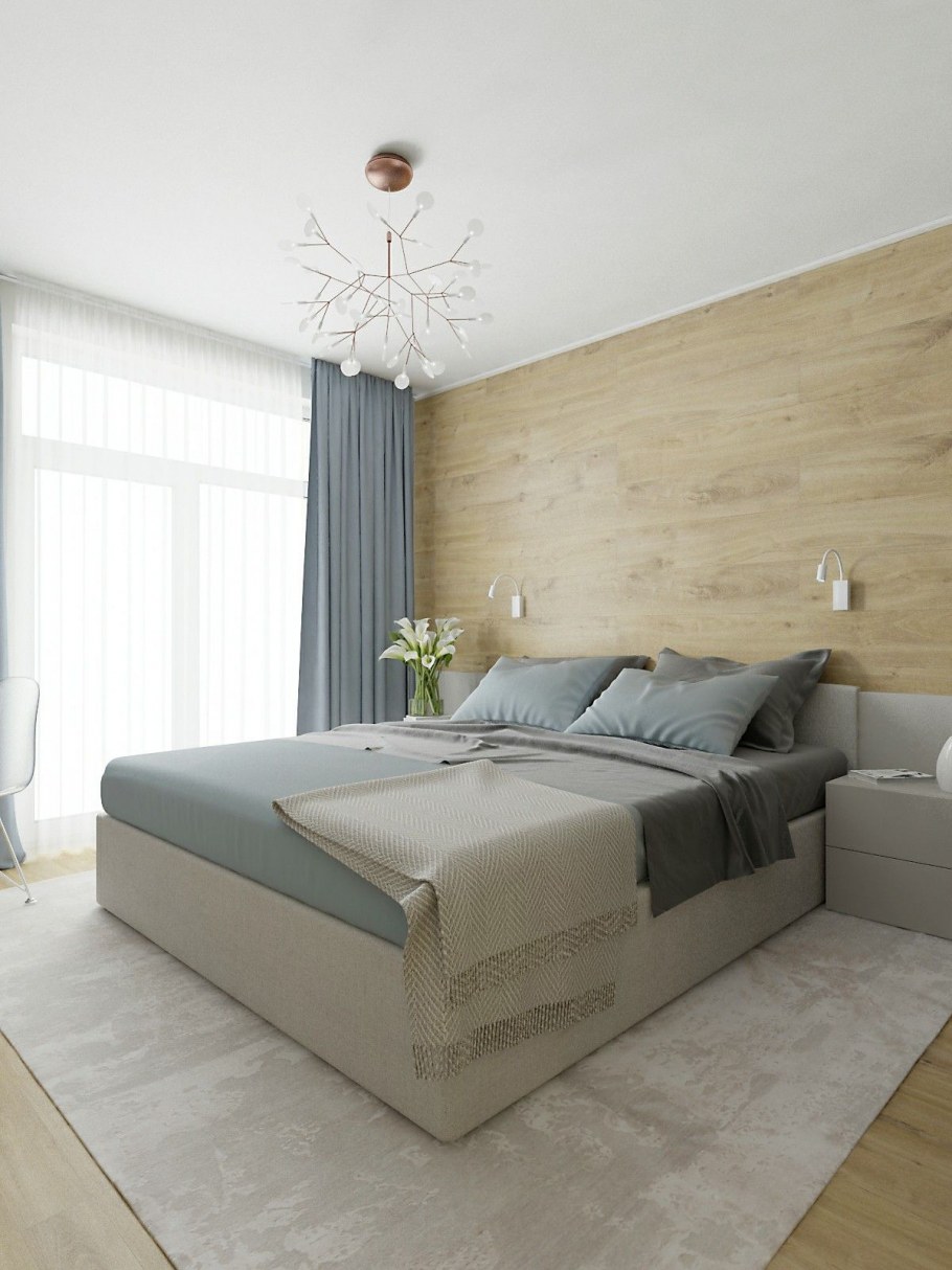 Керамогранит в спальне