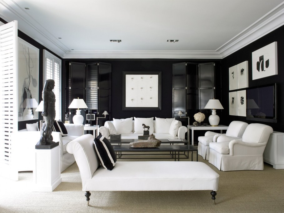 Белый Европейский интерьер