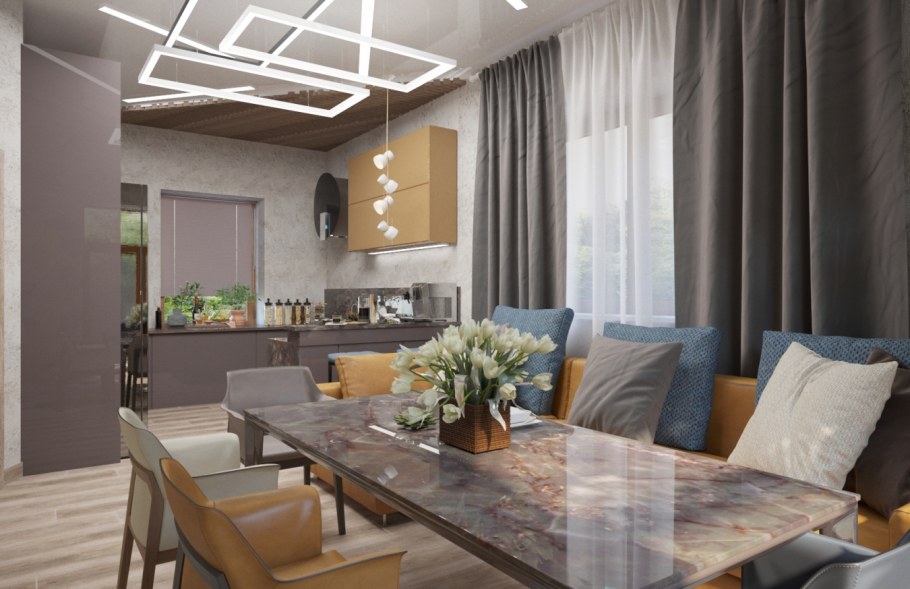 Стиль Contemporary в интерьере