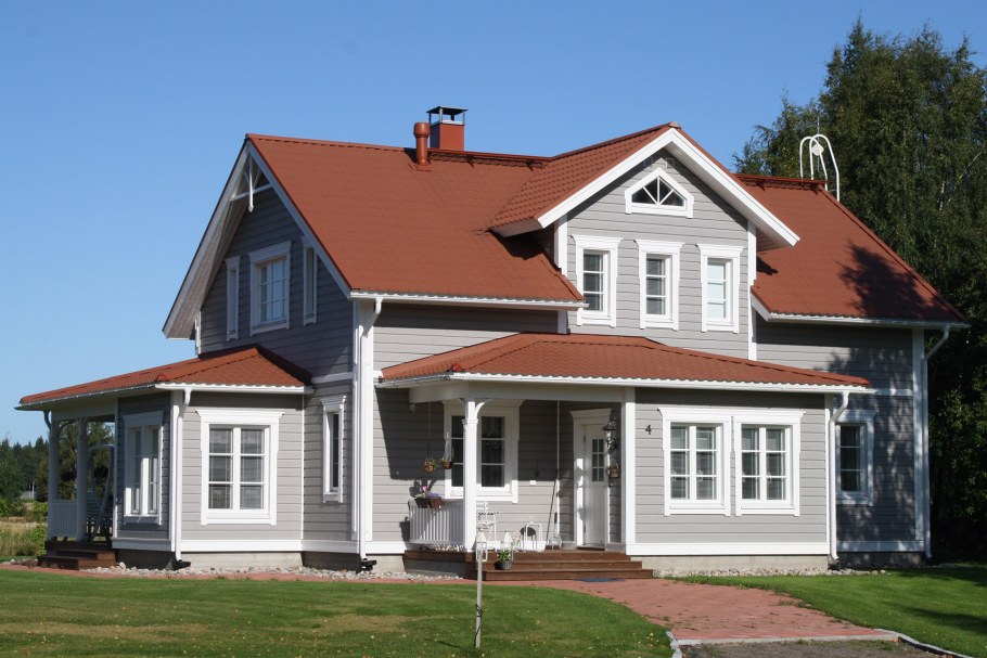 Цвет домов в Финляндии